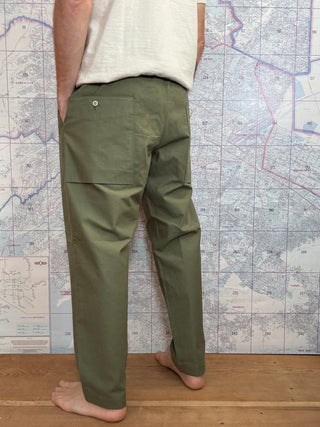 Back Nep Umps Pants Jackman Verde Olivo