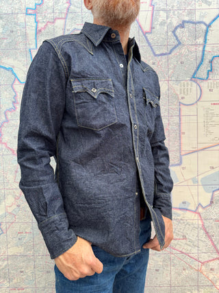SWD L01 10 oz Selvedge Western Shirt Samurai