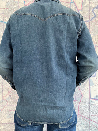 F3506 Denim Western Shirt FOB Factory