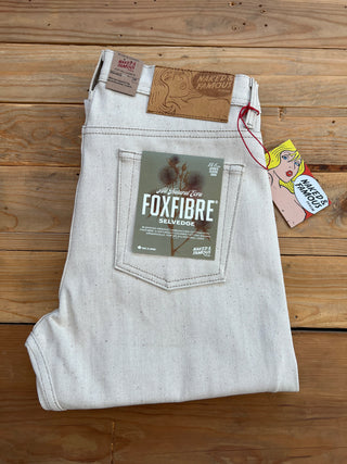 Selvedge Foxfibre Ecru/Brown Naked and Famous Weird Guy