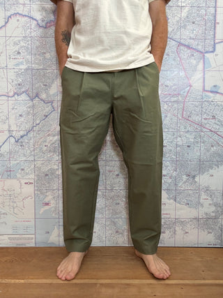 Back Nep Umps Pants Jackman Verde Olivo