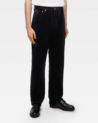 Momotaro #100 Straight Corduroy Negro