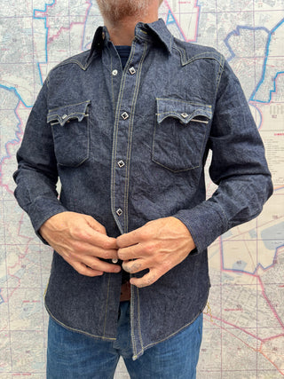 SWD L01 10 oz Selvedge Western Shirt Samurai