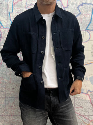 Chaqueta Sashiko Indigo Japan blue