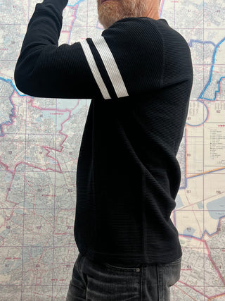 Camiseta de manga larga térmica Momotaro Black