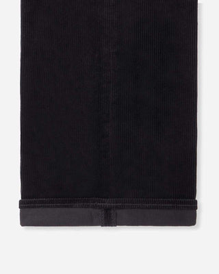 Momotaro #100 Straight Corduroy Negro