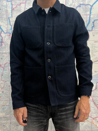 Chaqueta Sashiko Indigo Japan blue