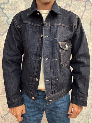 S101AX-Sakura 18 oz Samurai Jeans Chamarra