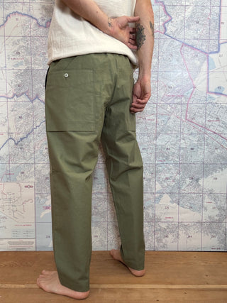 Back Nep Umps Pants Jackman Verde Olivo