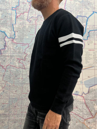 Camiseta de manga larga térmica Momotaro Black