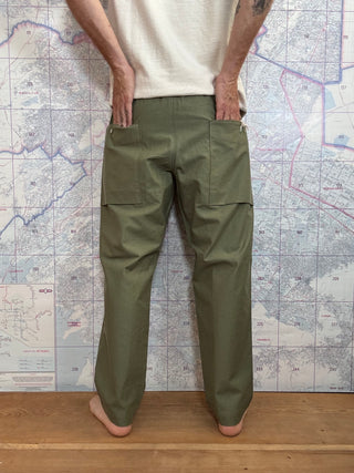 Back Nep Umps Pants Jackman Verde Olivo