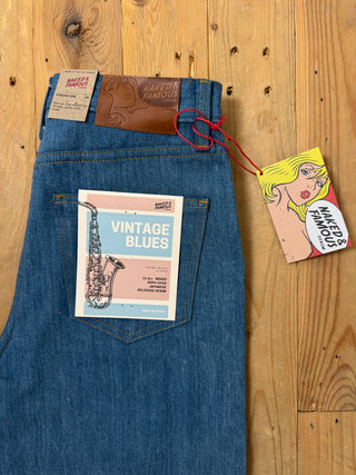 Vintage Blue Strong Girl 11.6 oz Jeans Naked and Famous