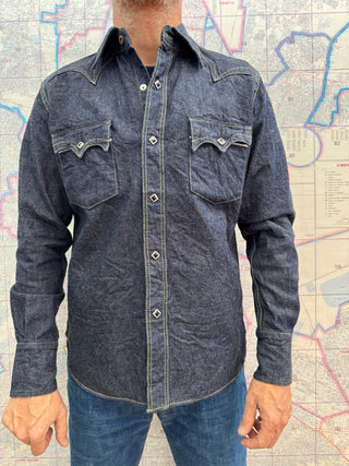 SWD L01 10 oz Selvedge Western Shirt Samurai