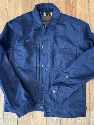 RJ-1 Riders Jacked Waxed Canvas Navy Freenote Cloth