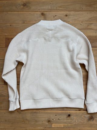 Waffle Ivory Jackman Suéter