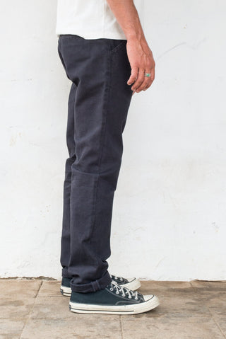 Worker Chino Black Slub Freenote Cloth