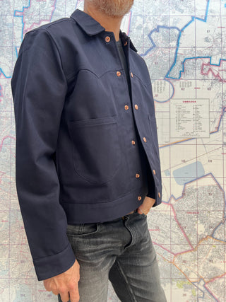 Richter Trucker Jacket Terlingua Navy