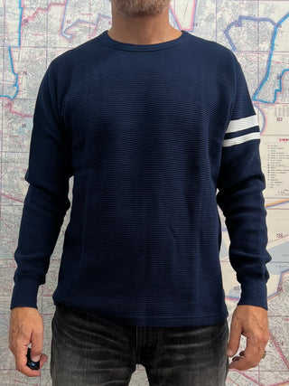 Camiseta de manga larga térmica Momotaro Navy