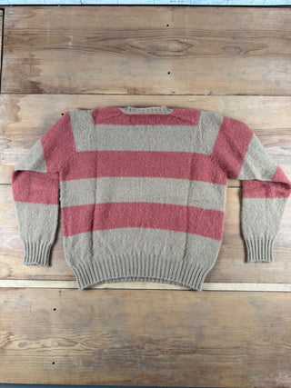 Shaggy Bear Chunky Stripes Absolute Sky Woman