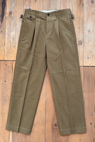 Pantalones de pana beige Momotaro