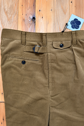 Pantalones de pana beige Momotaro
