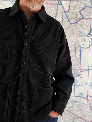 Sashiko Camisa Grande Black Japan Blue Jeans