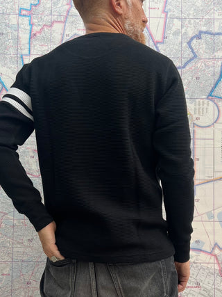 Camiseta de manga larga térmica Momotaro Black