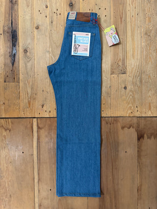 Vintage Blue Strong Girl 11.6 oz Jeans Naked and Famous