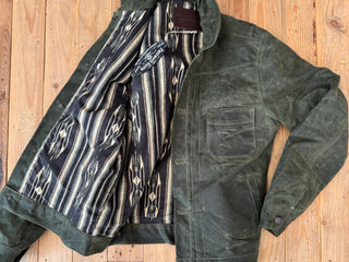 RJ-1 Riders Jackets Waxed Canvas Olive Freenote Cloth