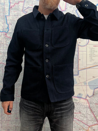 Chaqueta Sashiko Indigo Japan blue