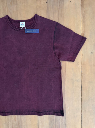 Camiseta Extra Pesada SJST TW01 Samurai Vino