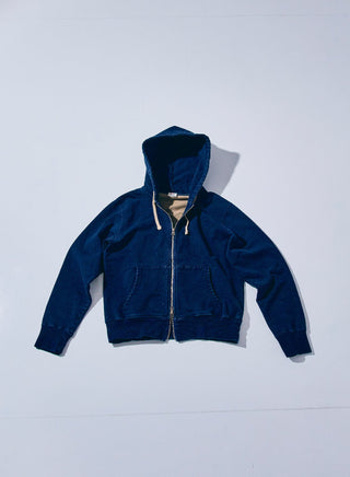 SIS25-102 14.5 oz Indigo x Kakishibu Hoodie