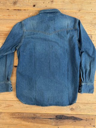 F3506 Denim Western Shirt FOB Factory