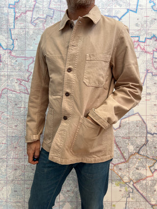 Vetra French Chore Jacket Chalk chamarra