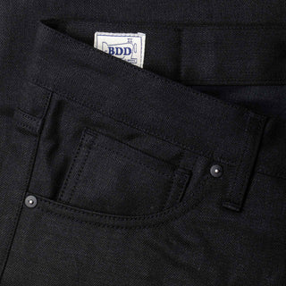 13 oz black selvedge Benzak Denim Developers 006