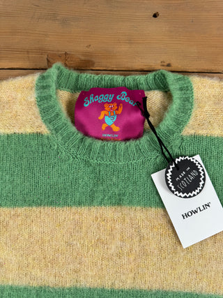 Shaggy Bear Chunky Stripes Super Power Woman