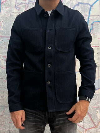 Chaqueta Sashiko Indigo Japan blue