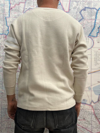 Camiseta de manga larga térmica Momotaro Ecru