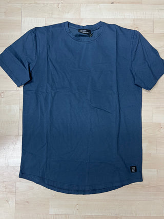 Dirty Laundry Curved Hem T-shirt ocean