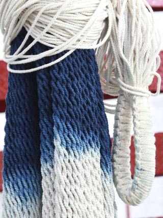 Hamaca Oaxaqueña teñida en Indigo