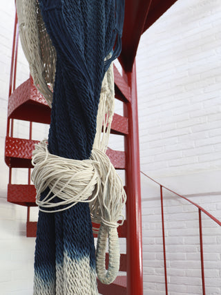 Hamaca Oaxaqueña teñida en Indigo