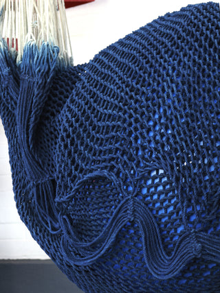 Hamaca Oaxaqueña teñida en Indigo