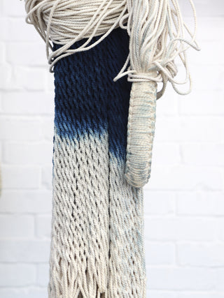 Hamaca Oaxaqueña teñida en Indigo