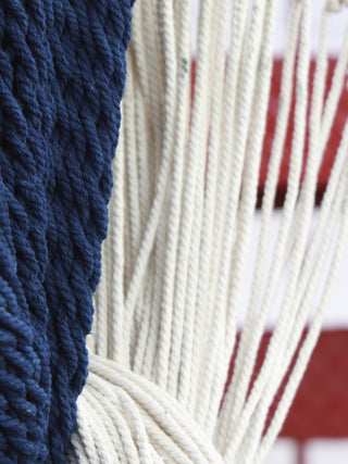 Hamaca Oaxaqueña teñida en Indigo