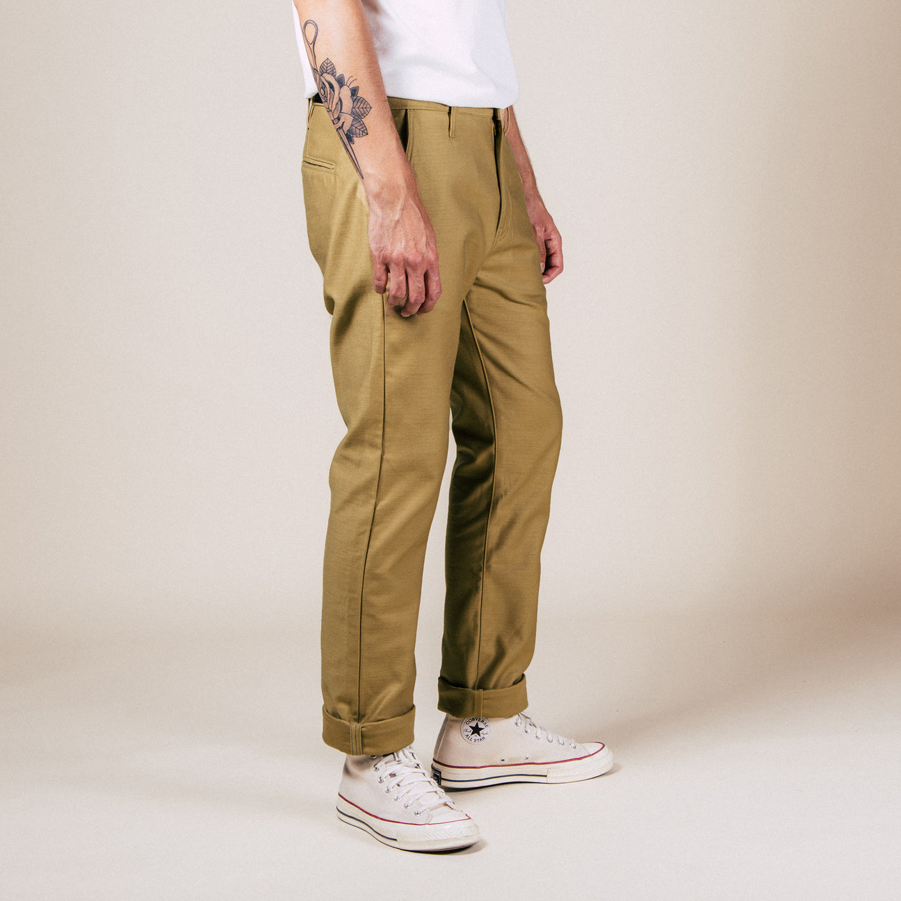 BC-03 Straight Chino 10 oz. golden brown Benzak