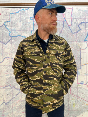 Tiger Camo Overshirt 8 oz ripstop Benzak