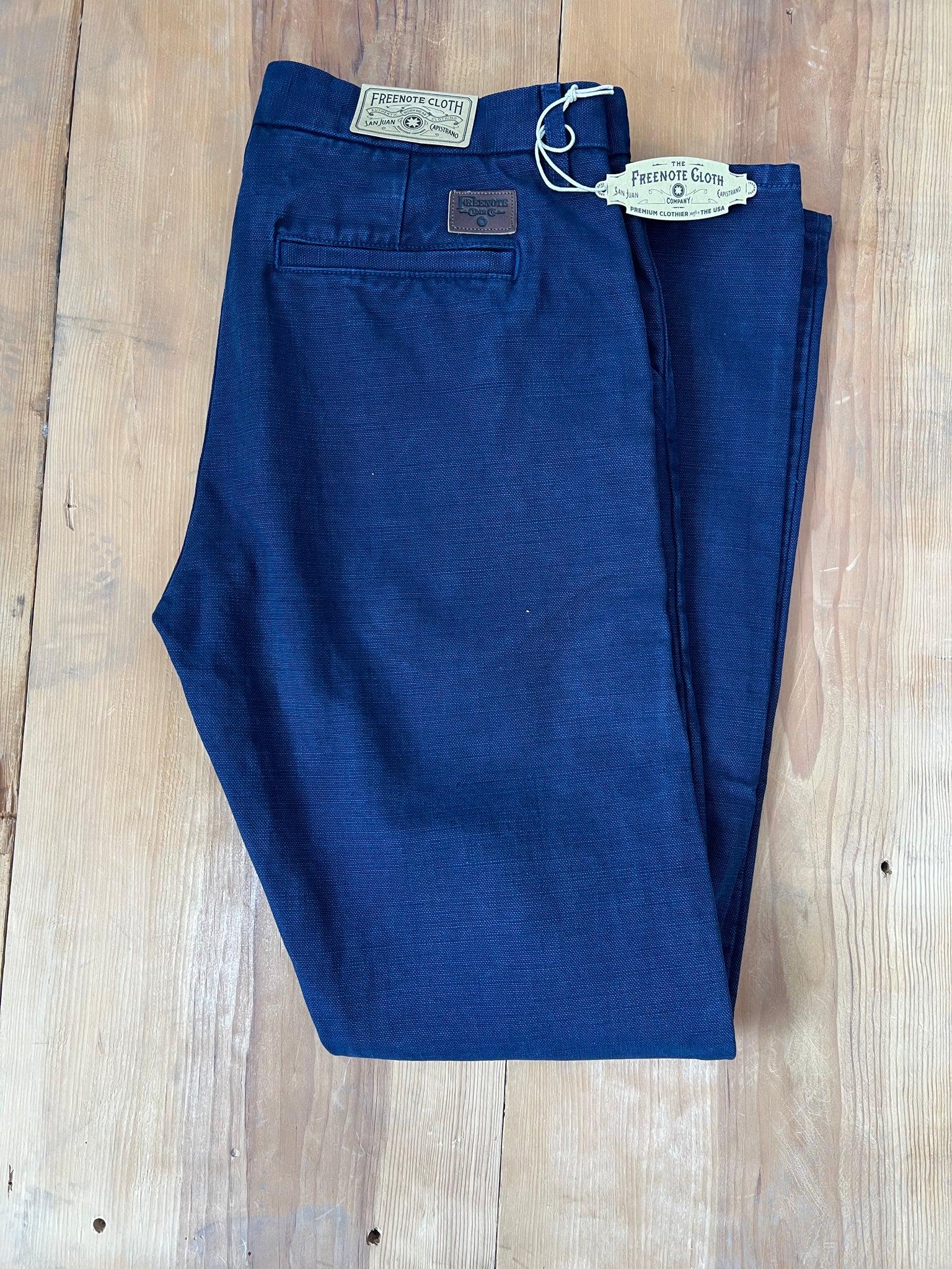 Worker Chino Indigo Blue