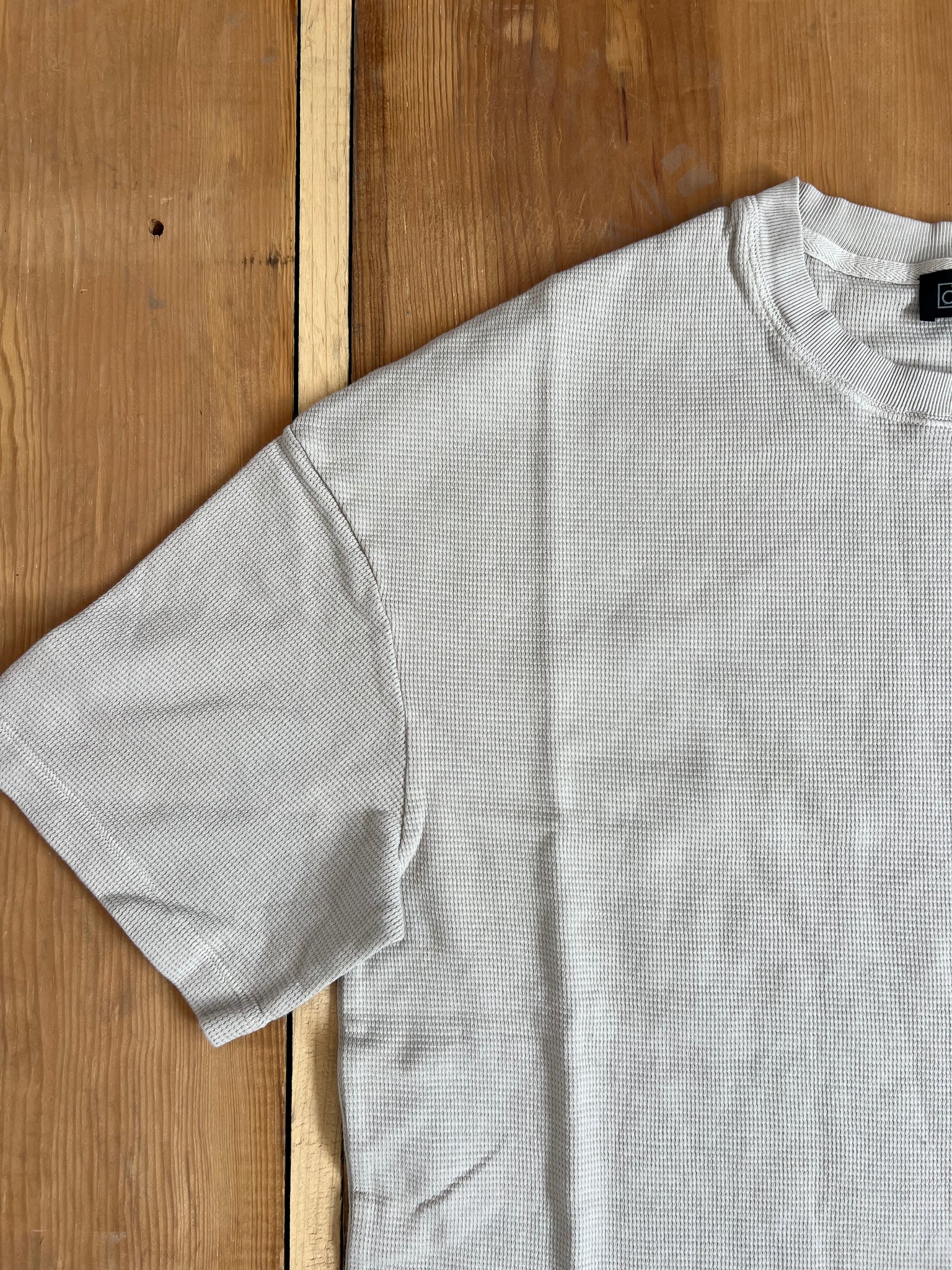 Contrast Detailed T-shirt Mink/Beige