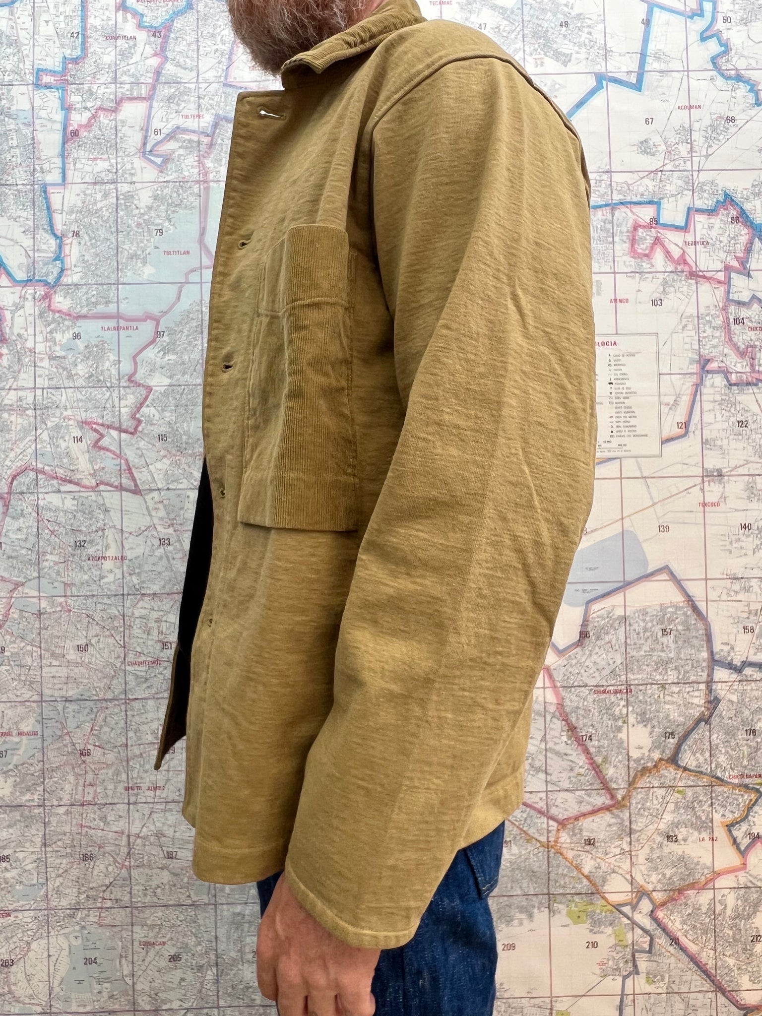 Dotsume BB Shirt Jackman Moss