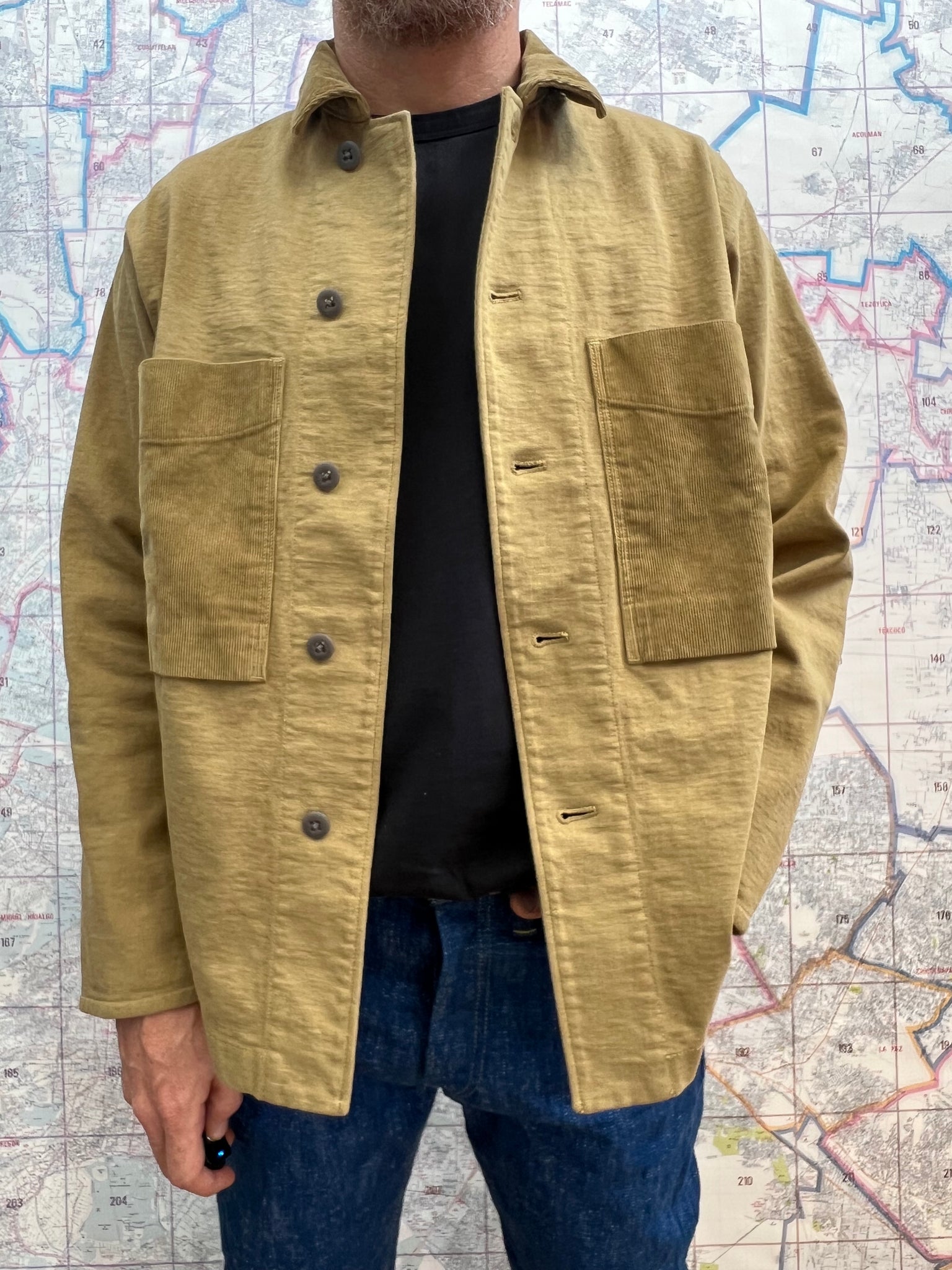 Dotsume BB Shirt Jackman Moss